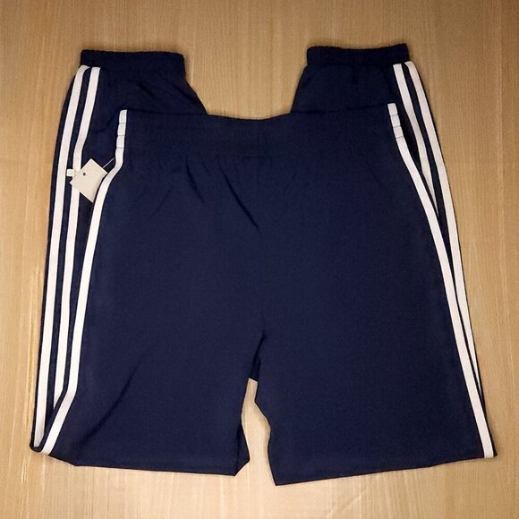 Adidas Girls Slate Blue New Mid Rise Regular Fit  Drawstring Track Pants XL 16 - Picture 2 of 10